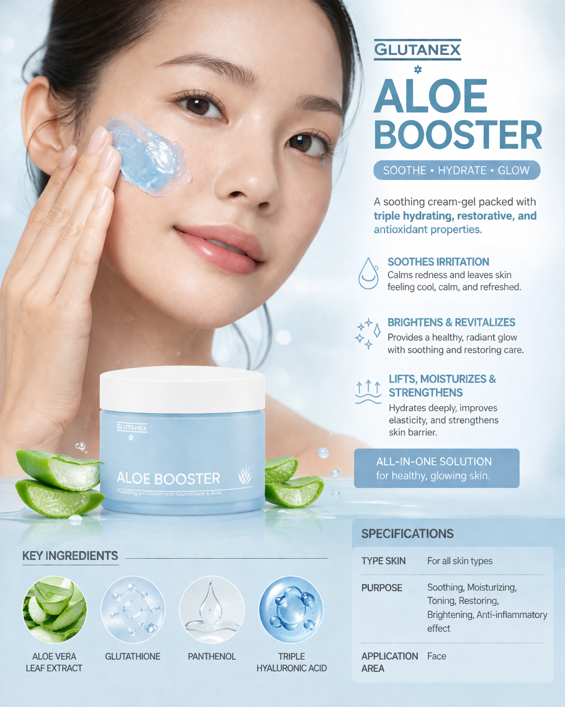 Glutanex Aloe Booster Gel