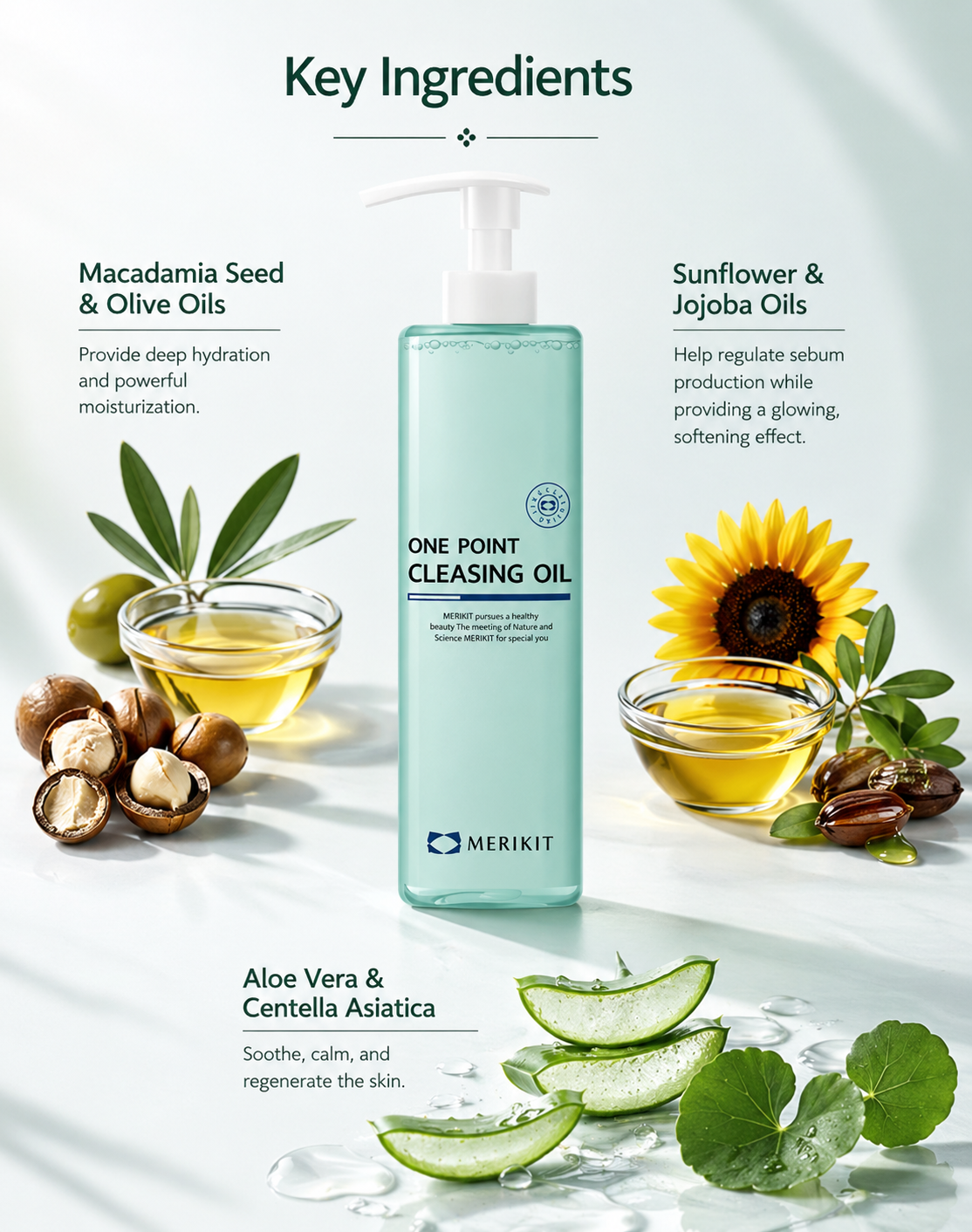 Merikit One Point Cleansing Oil ingredients